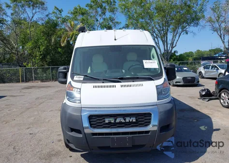 2021 Ram Promaster 3500 Cargo Van High Roof 159 Wb Ext from USA, damaged, VIN 3C6MRVJG9ME541813
